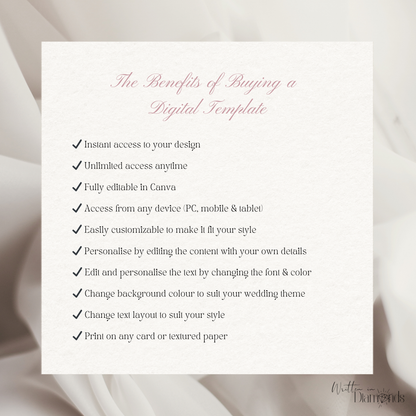 Luxury Wedding Stationery Bundle - The Blush Collection